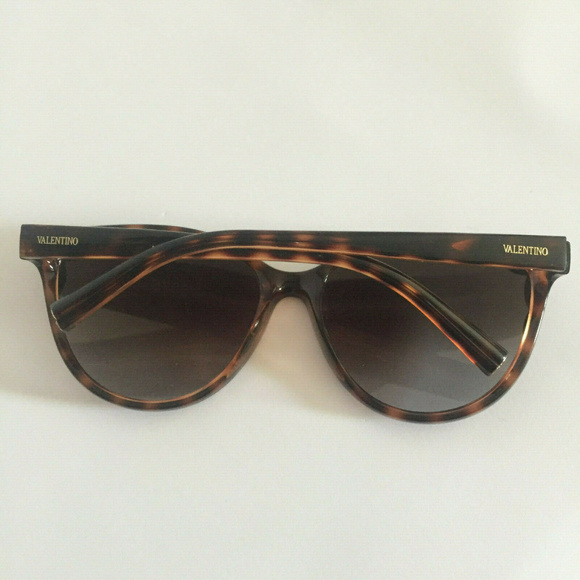 Valentino V607S Brown Multi Scalloped Sunglasses - Picture 8 of 8
